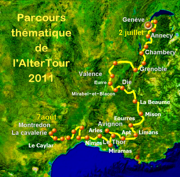 Parcours AlterTour 2011